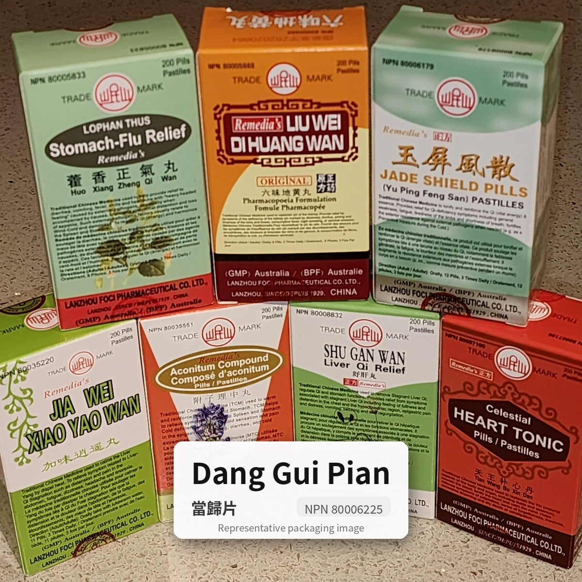 Dang Gui Pian – Angelica Compound Tablets – 當歸片 (Min Shan)