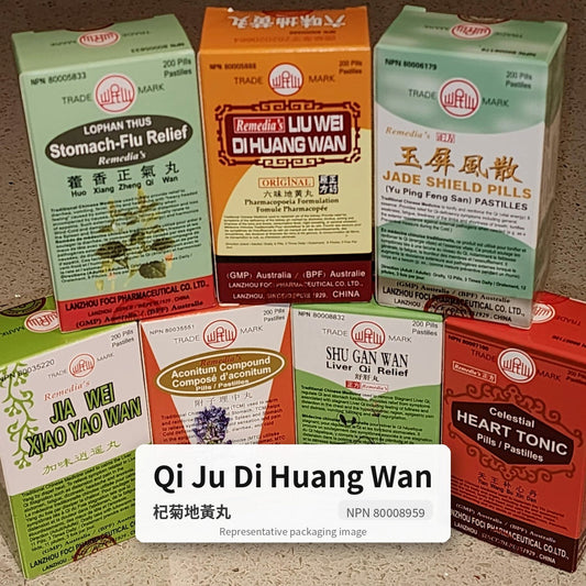 Qi Ju Di Huang Wan – Eye-Nourishing Rehmannia Pills – 杞菊地黃丸 (Min Shan)