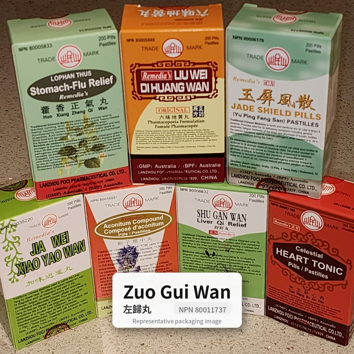 Zuo Gui Wan – Kidney Yin Nourishing Pills – 左歸丸 (胶囊) (Min Shan)
